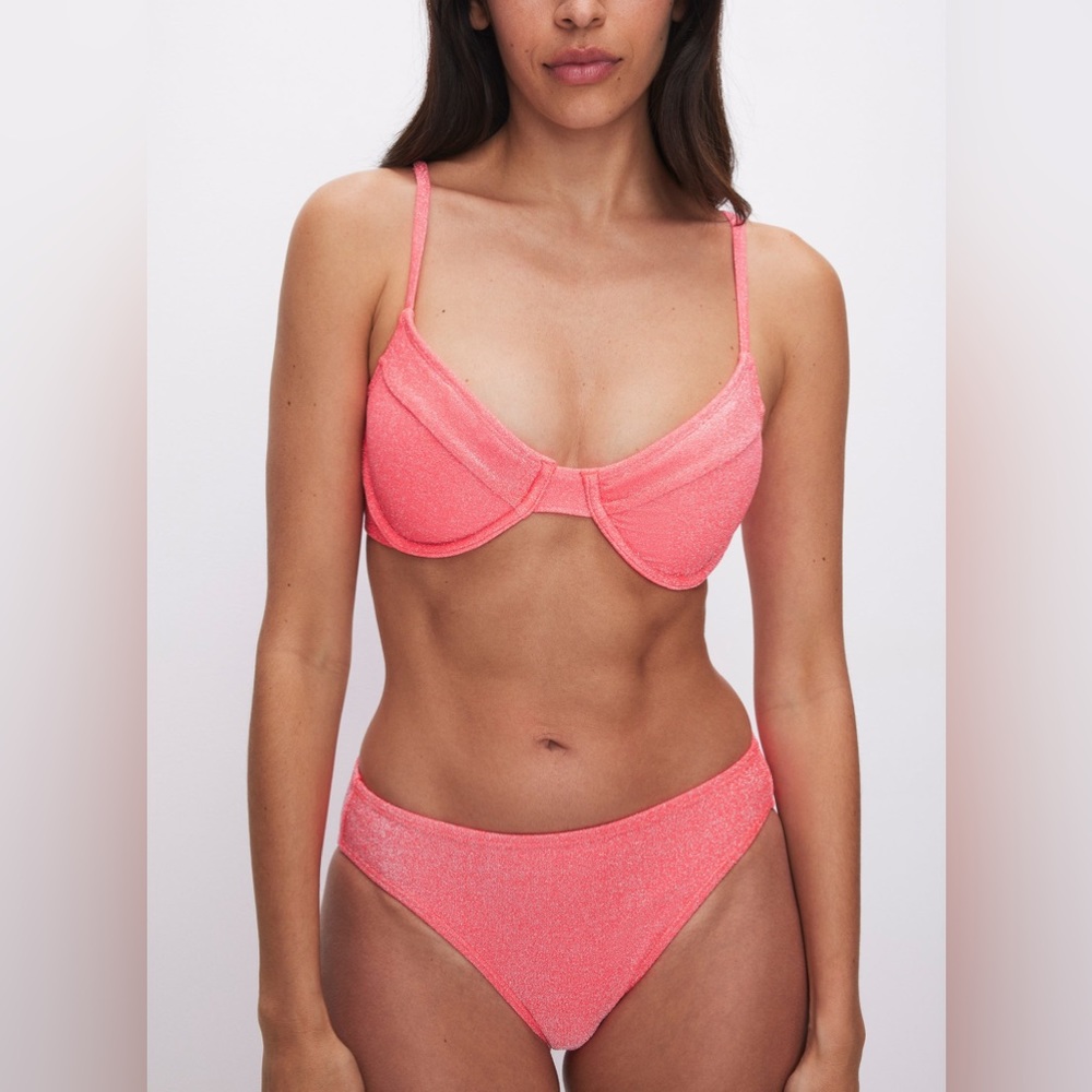 Good American Sparkle Bikini - 2 tops and 1 bottom